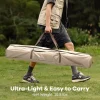SKONYON Portable Heavy-Duty Aluminum Camping Table Folding Picnic Table Embedded Design Table with Carry Bag